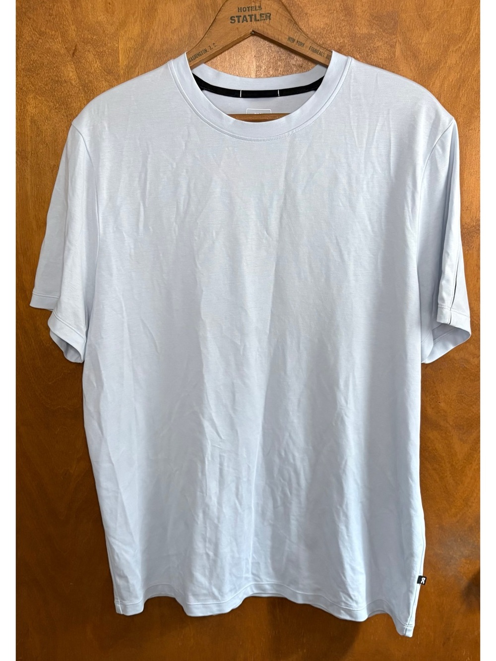 On Running Men's Focus-T T-Shirt Arctic Blue Active Gym Hiking Gorpcore Workout